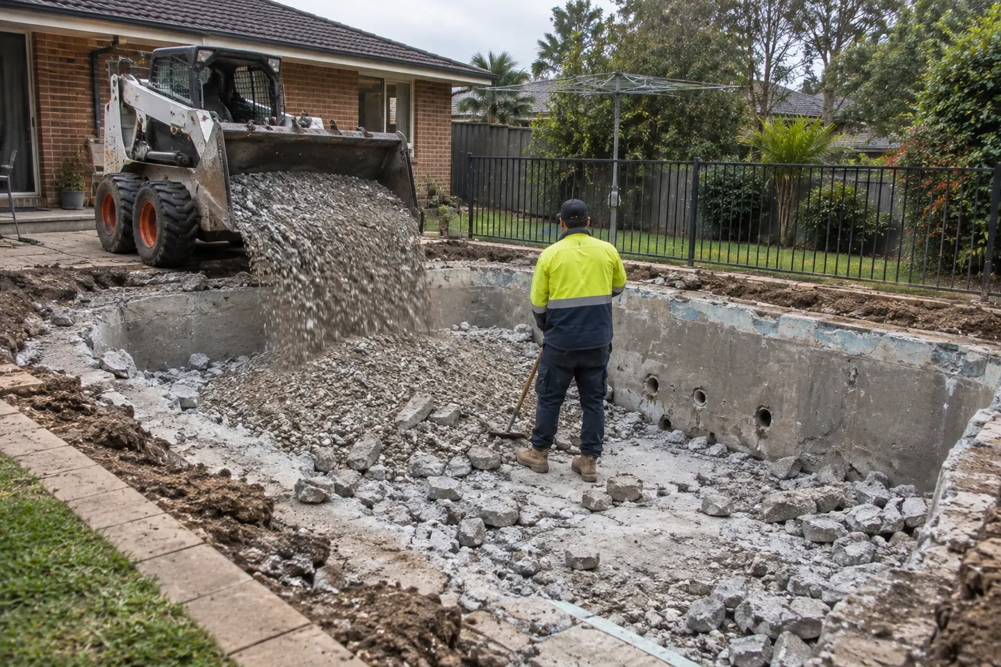 Pool Fill-In (Partial Removal)